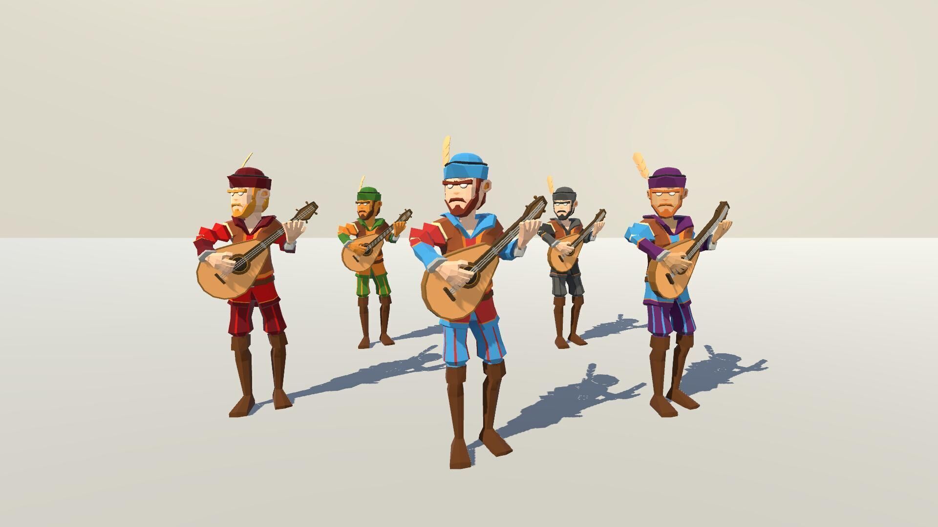 POLYGRUNT - Low Poly Fantasy Characters 3D Art Low-poly 3D model_9