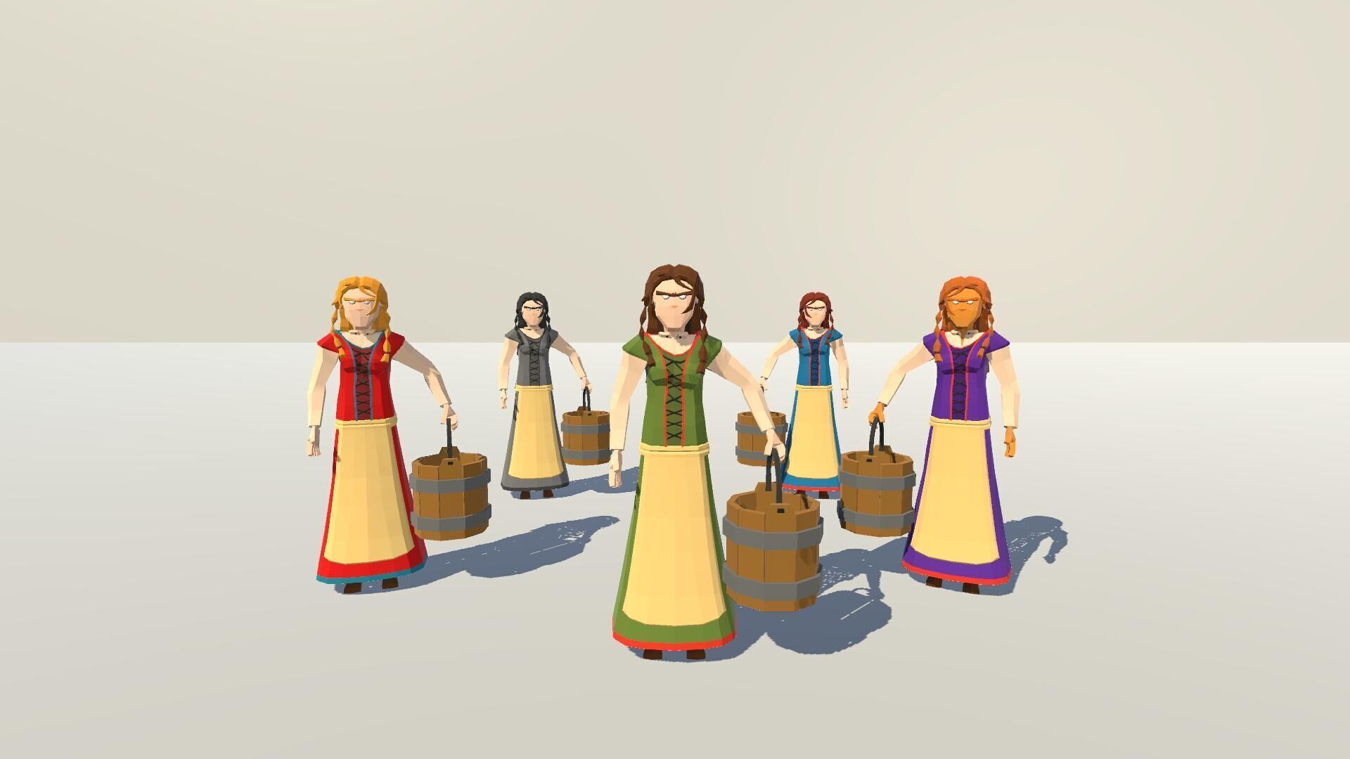 POLYGRUNT - Low Poly Fantasy Characters 3D Art Low-poly 3D model_21