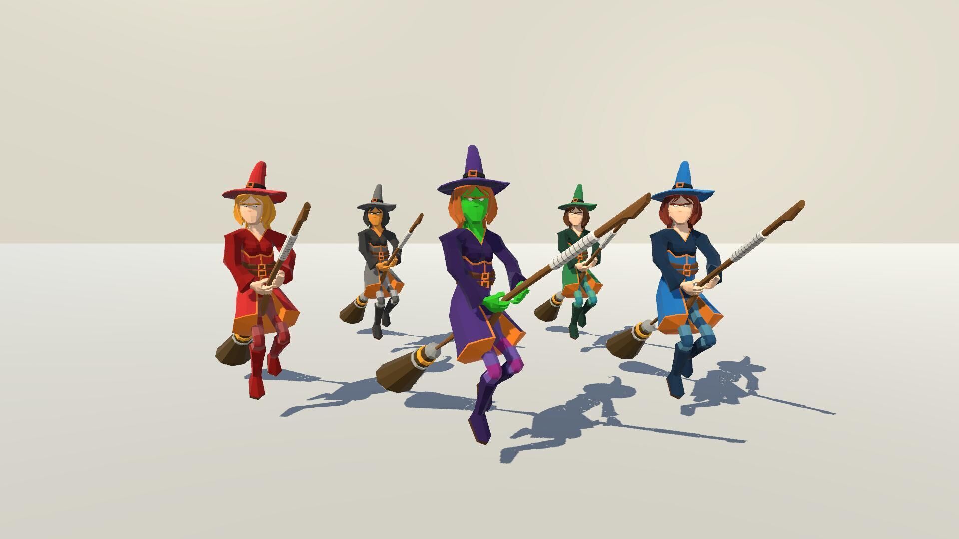 POLYGRUNT - Low Poly Fantasy Characters 3D Art Low-poly 3D model_24