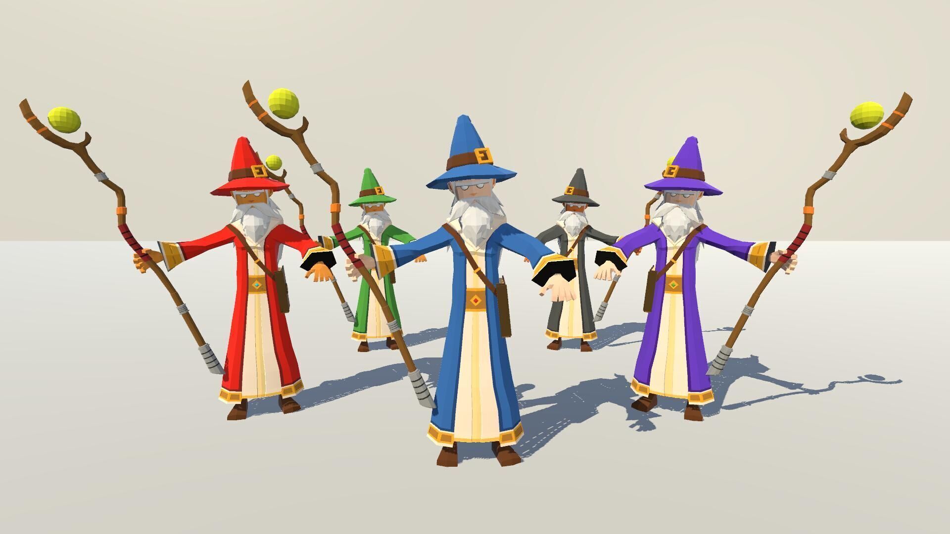 POLYGRUNT - Low Poly Fantasy Characters 3D Art Low-poly 3D model_16