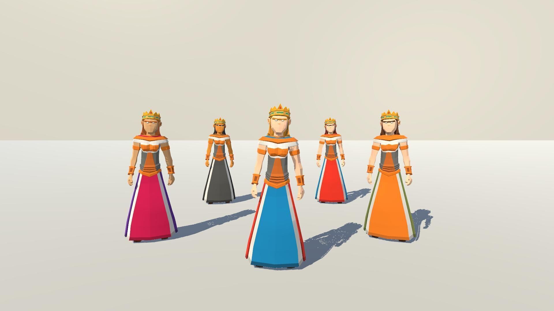 POLYGRUNT - Low Poly Fantasy Characters 3D Art Low-poly 3D model_22