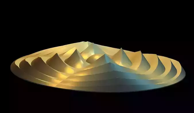 Circular Decoration Model 3D print model
