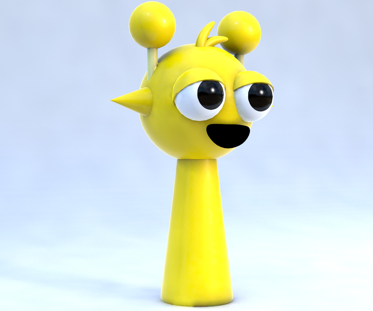 Sprunki RTX Incredibox 3D Character Model Pack Low-poly 3D model_61