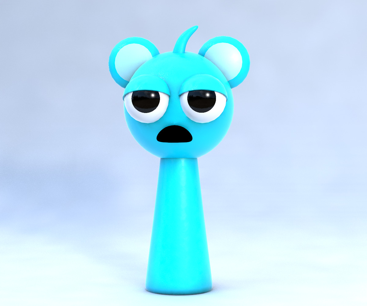 Sprunki RTX Incredibox 3D Character Model Pack Low-poly 3D model_66