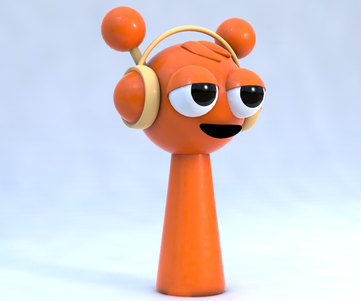 Sprunki RTX Incredibox 3D Character Model Pack Low-poly 3D model_45