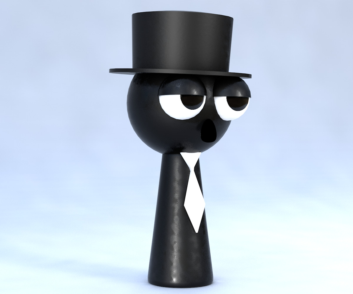 Sprunki RTX Incredibox 3D Character Model Pack Low-poly 3D model_3