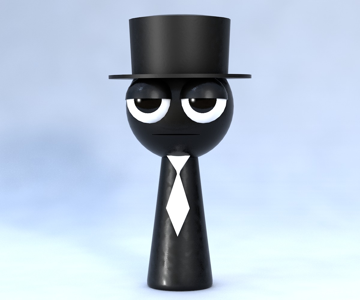Sprunki RTX Incredibox 3D Character Model Pack Low-poly 3D model_1