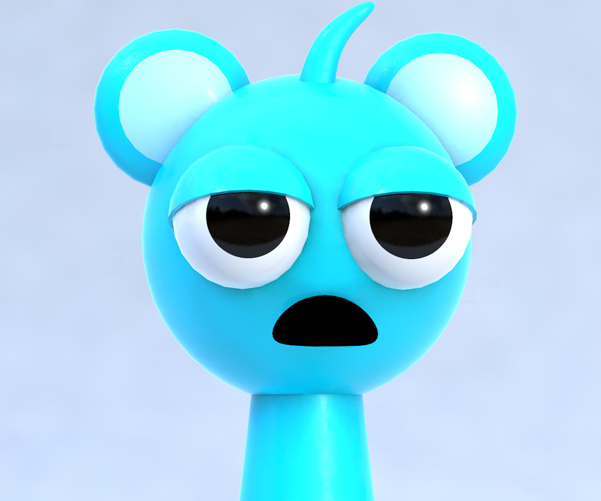 Sprunki RTX Incredibox 3D Character Model Pack Low-poly 3D model_64