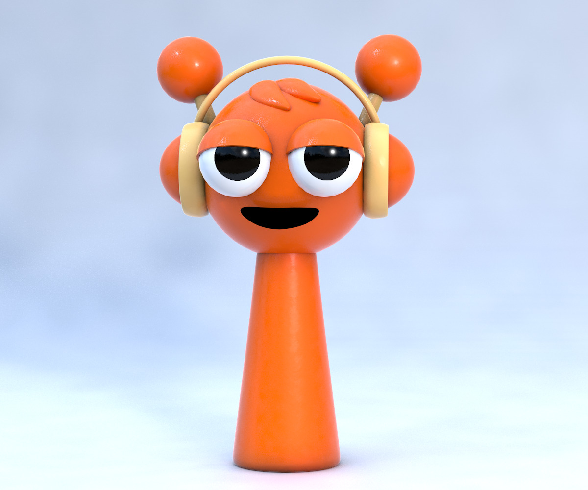 Sprunki RTX Incredibox 3D Character Model Pack Low-poly 3D model_46