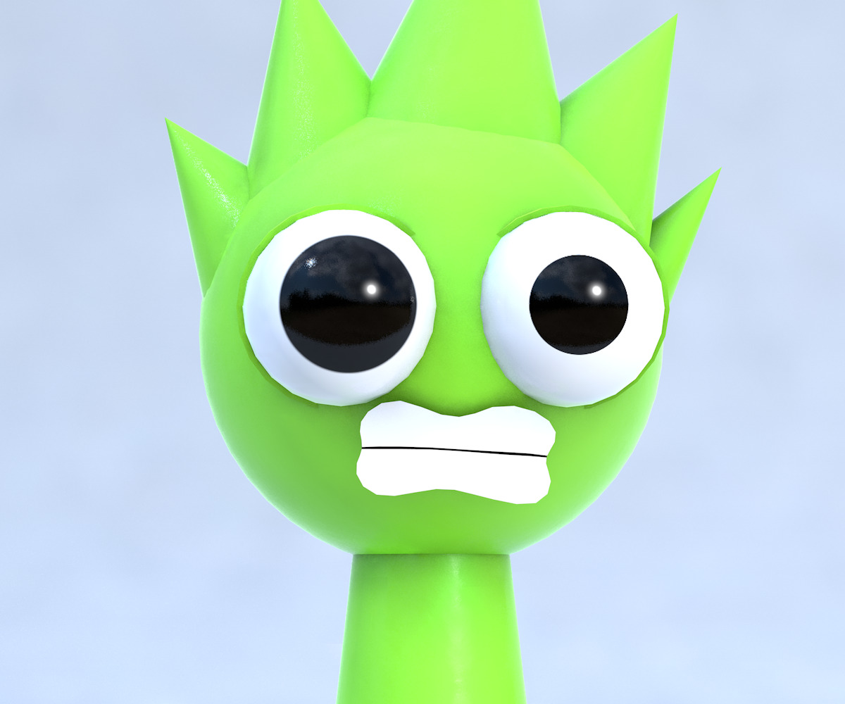 Sprunki RTX Incredibox 3D Character Model Pack Low-poly 3D model_48