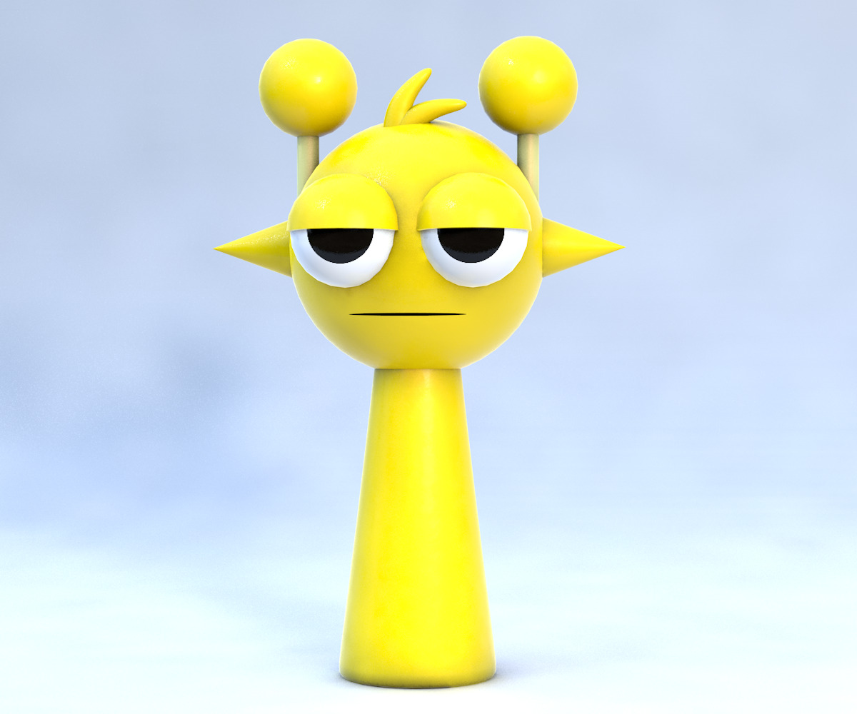 Sprunki RTX Incredibox 3D Character Model Pack Low-poly 3D model_59