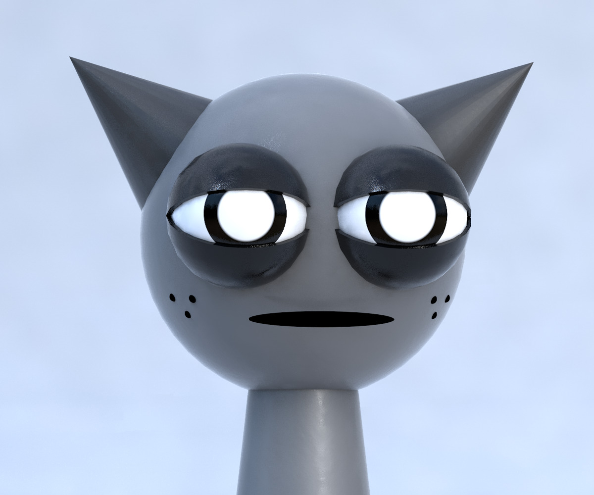 Sprunki RTX Incredibox 3D Character Model Pack Low-poly 3D model_24