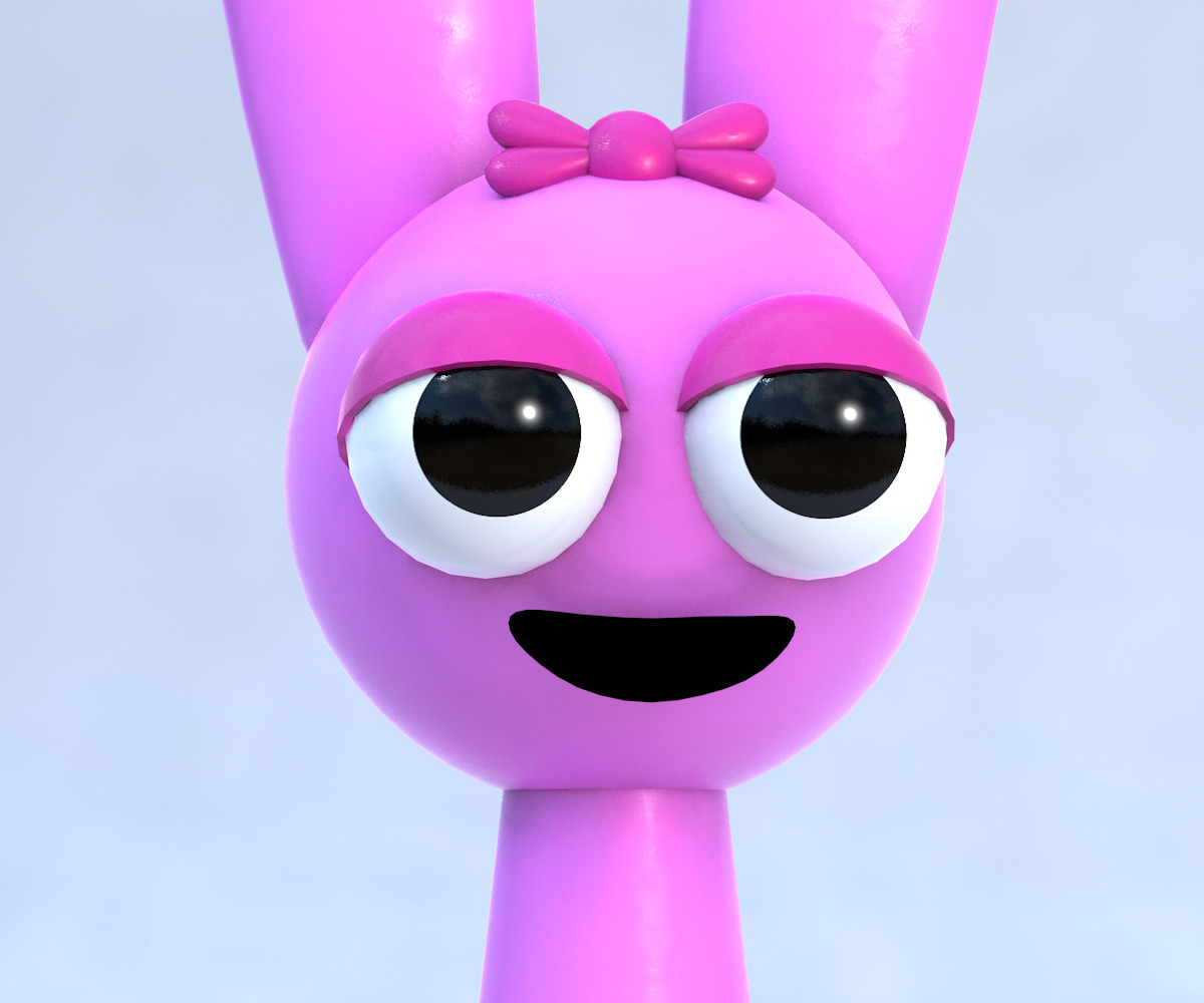 Sprunki RTX Incredibox 3D Character Model Pack Low-poly 3D model_52