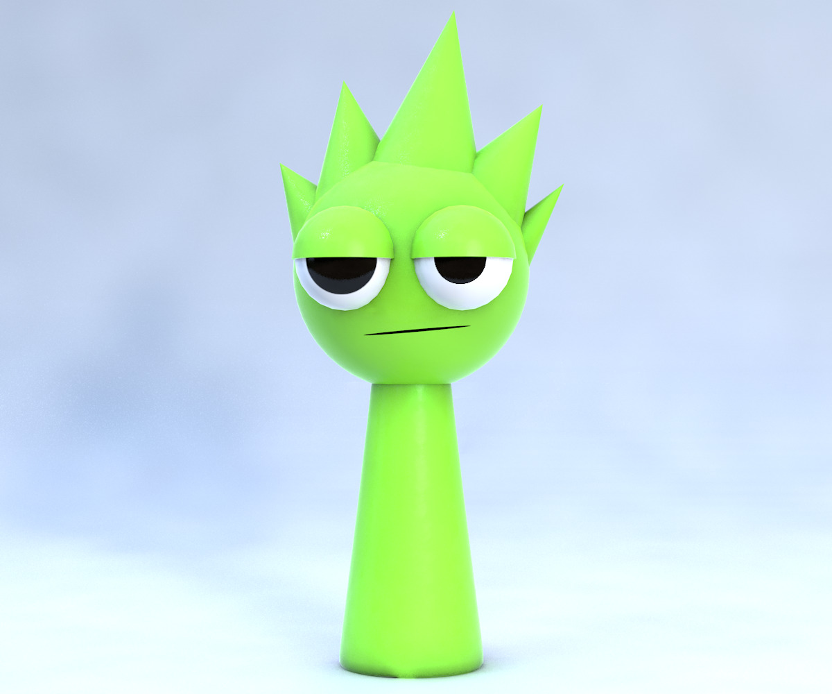 Sprunki RTX Incredibox 3D Character Model Pack Low-poly 3D model_47