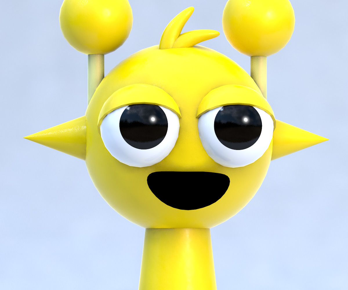 Sprunki RTX Incredibox 3D Character Model Pack Low-poly 3D model_60