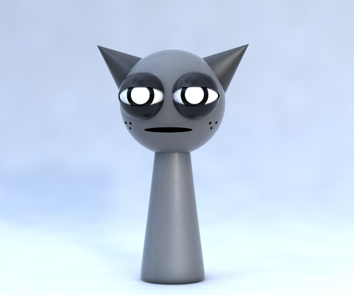 Sprunki RTX Incredibox 3D Character Model Pack Low-poly 3D model_26