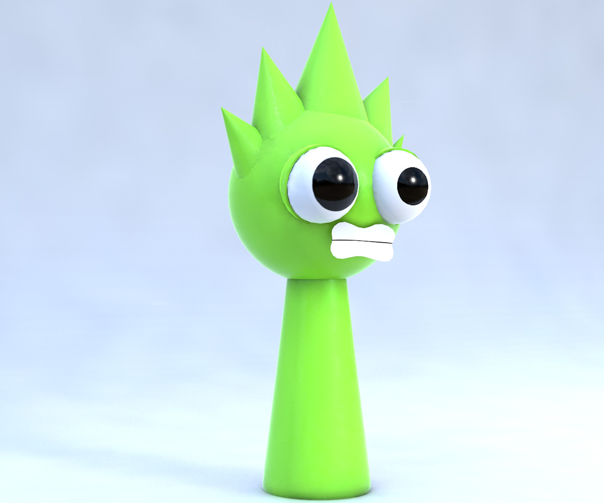 Sprunki RTX Incredibox 3D Character Model Pack Low-poly 3D model_49