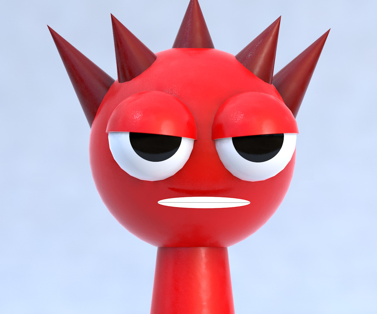 Sprunki RTX Incredibox 3D Character Model Pack Low-poly 3D model_56