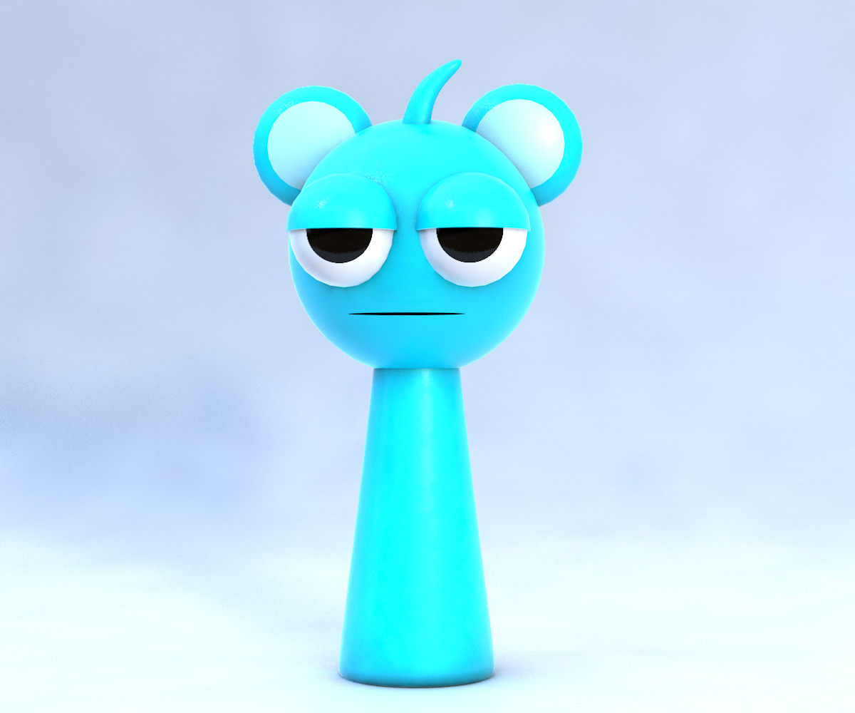 Sprunki RTX Incredibox 3D Character Model Pack Low-poly 3D model_63