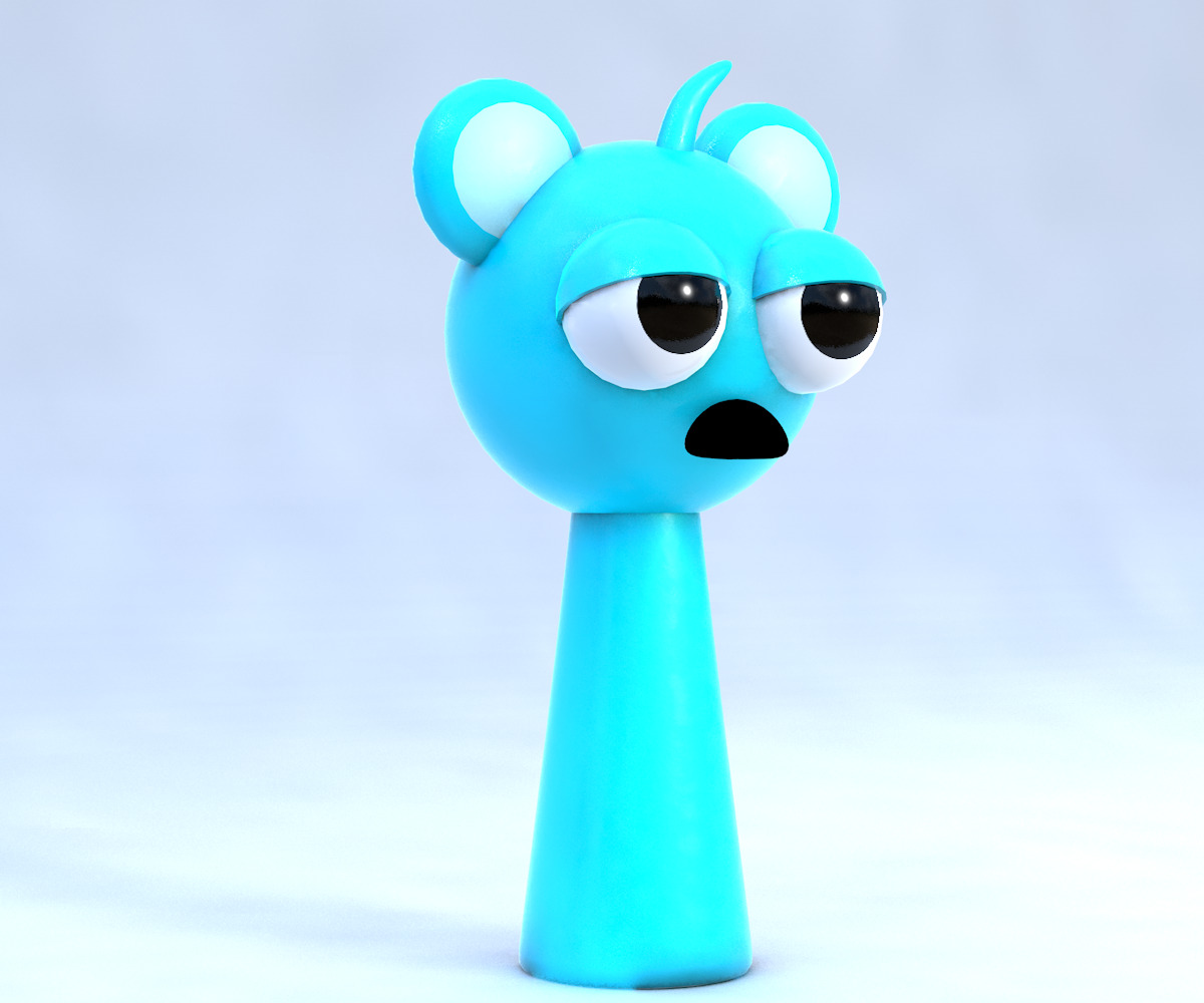 Sprunki RTX Incredibox 3D Character Model Pack Low-poly 3D model_65