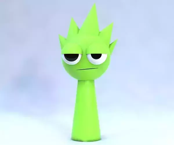 OWAKCX Sprunki Incredibox 3D Character Model