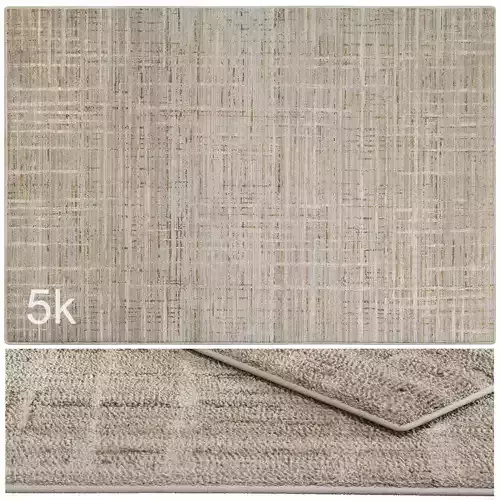 Carpet set 3199 - Wool Rug Polyester Pile - 5k