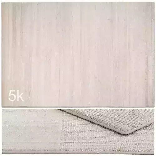Carpet set 3134 - Ivory Hand Knotted Rug - 5k