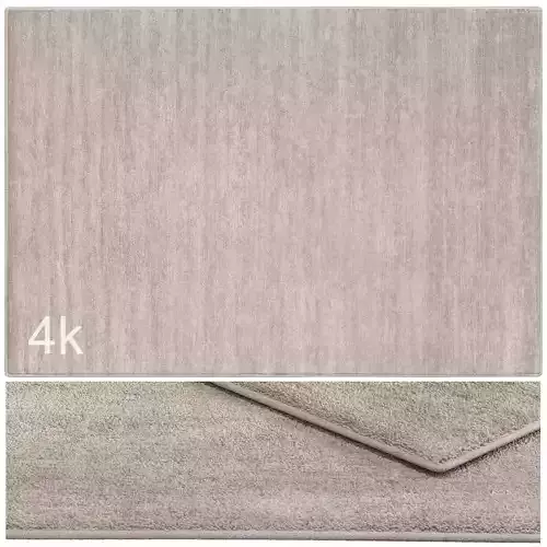 Carpet set 3132 - Wool Beige Rug - 4k