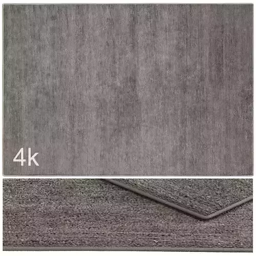 Carpet set 3125 - Wool Gray Rug - 4k
