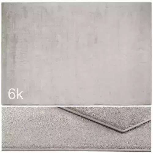 Carpet set 3118 - Wool White Rug - 6k