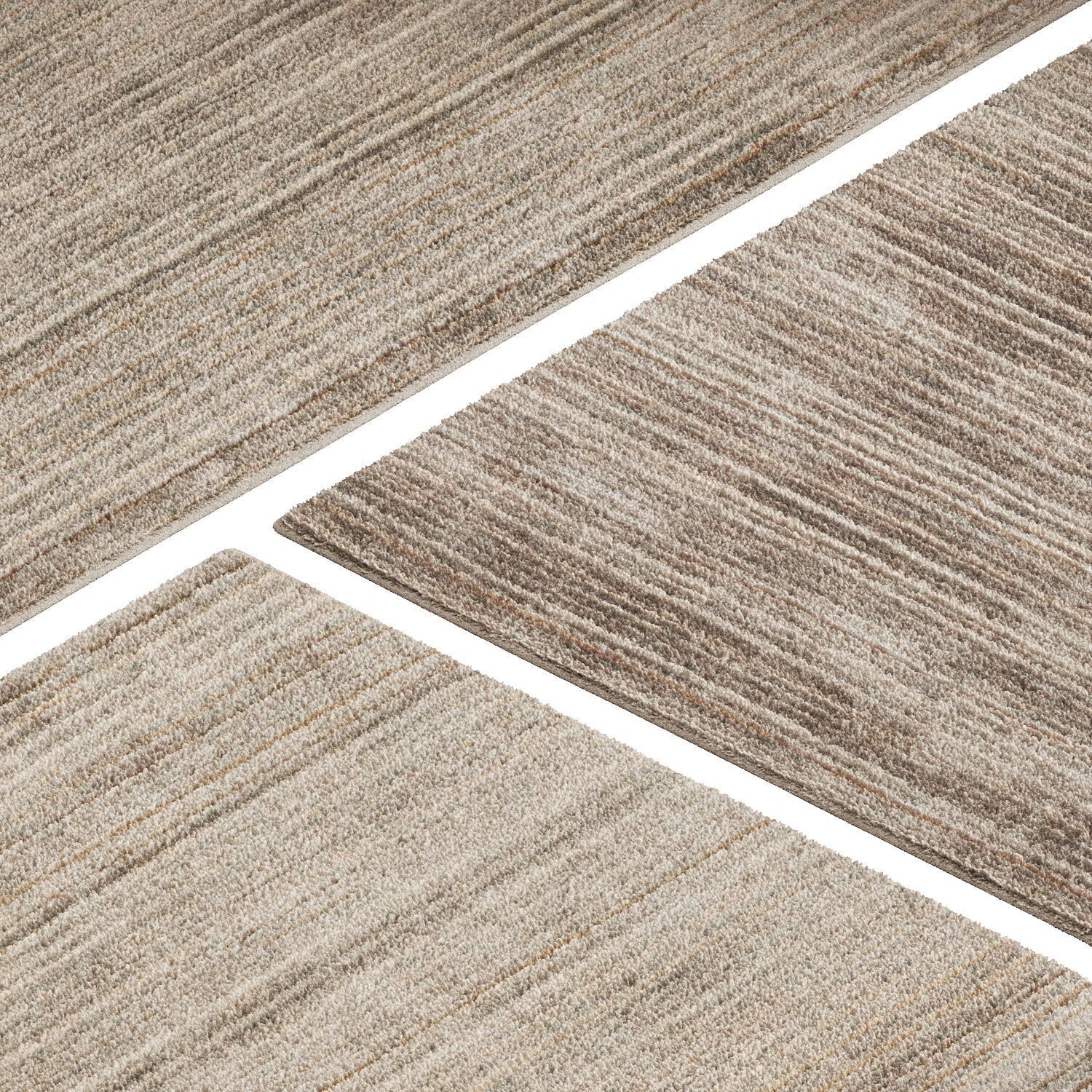 Carpet set 9127 - Wool Rug - 5k 3D model_3