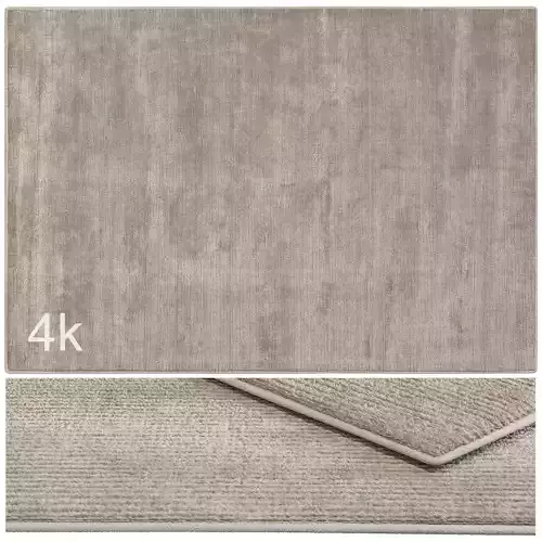 Carpet set 9101 - Wool Beige Rug - 4k