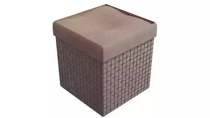 Military Hesco Barrier - Low Poly Game Ready Low-poly 3D model