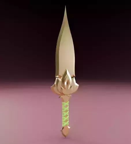 Knife guard dragon 3D model shadow fight 3 