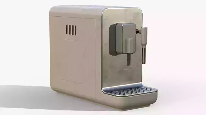 Coffee machine 4 PBR game ready asset