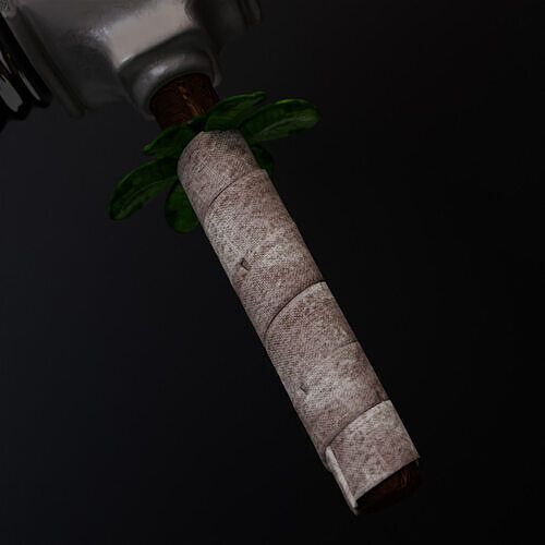  Elven Hammer Low-poly 3D model