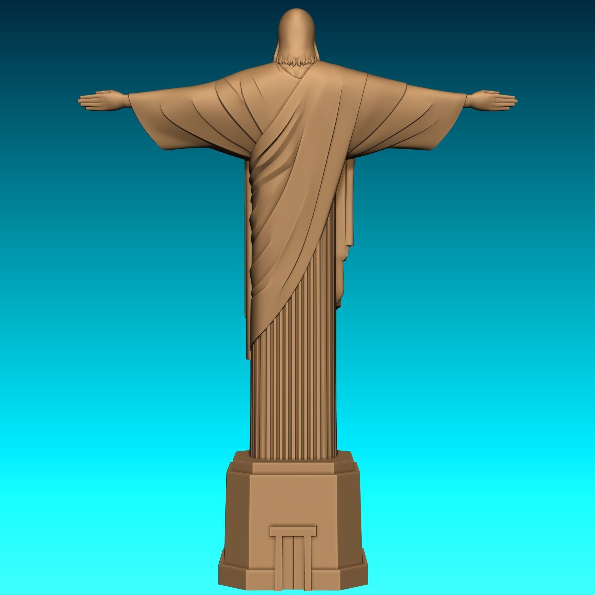 Cristo Redentor 3D print model_4