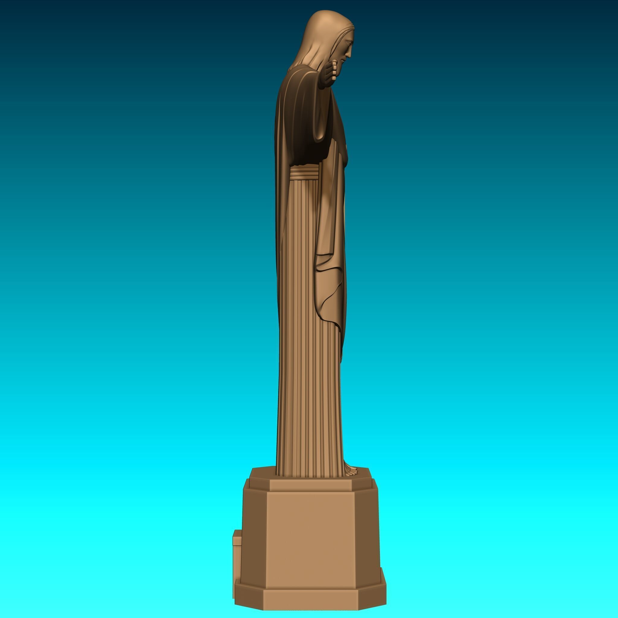 Cristo Redentor 3D print model_3