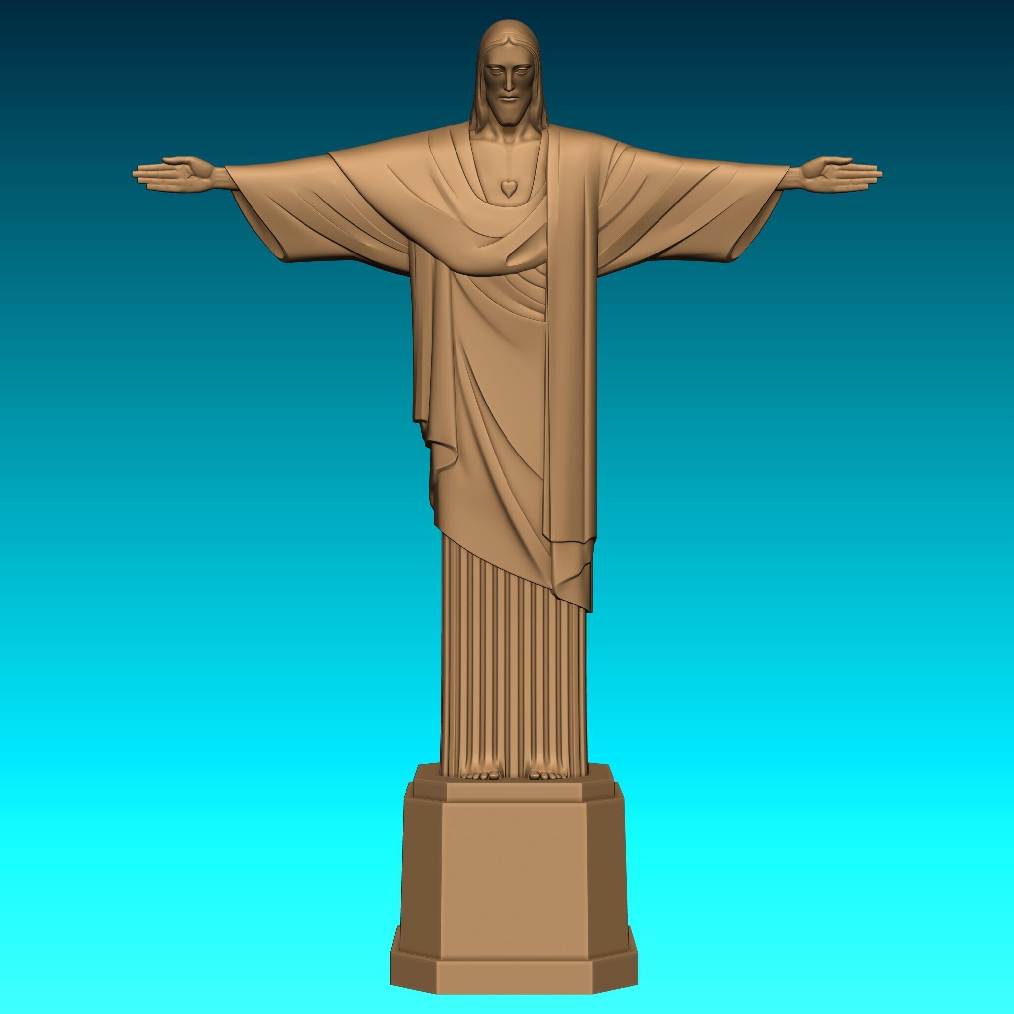 Cristo Redentor 3D print model_2