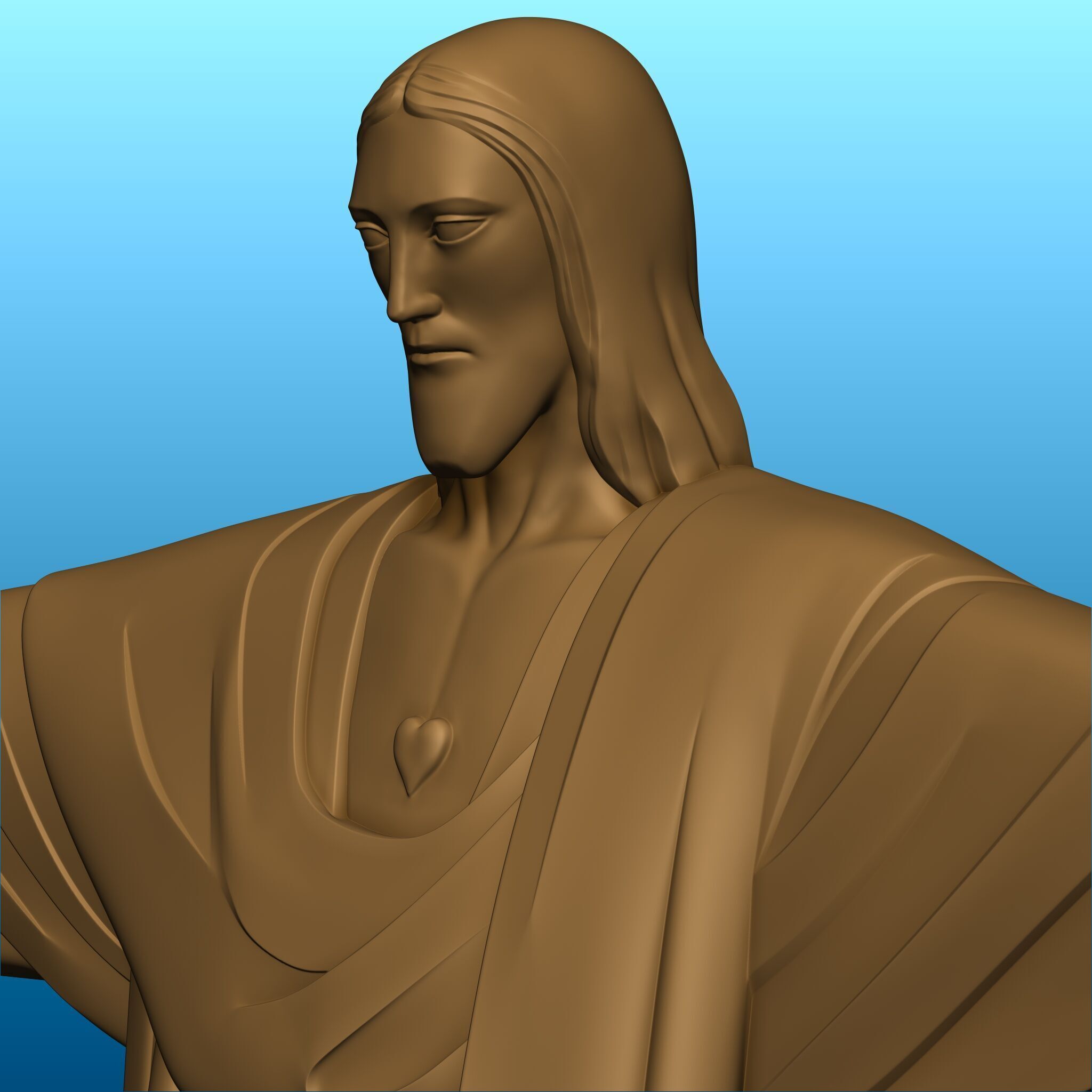 Cristo Redentor 3D print model_6