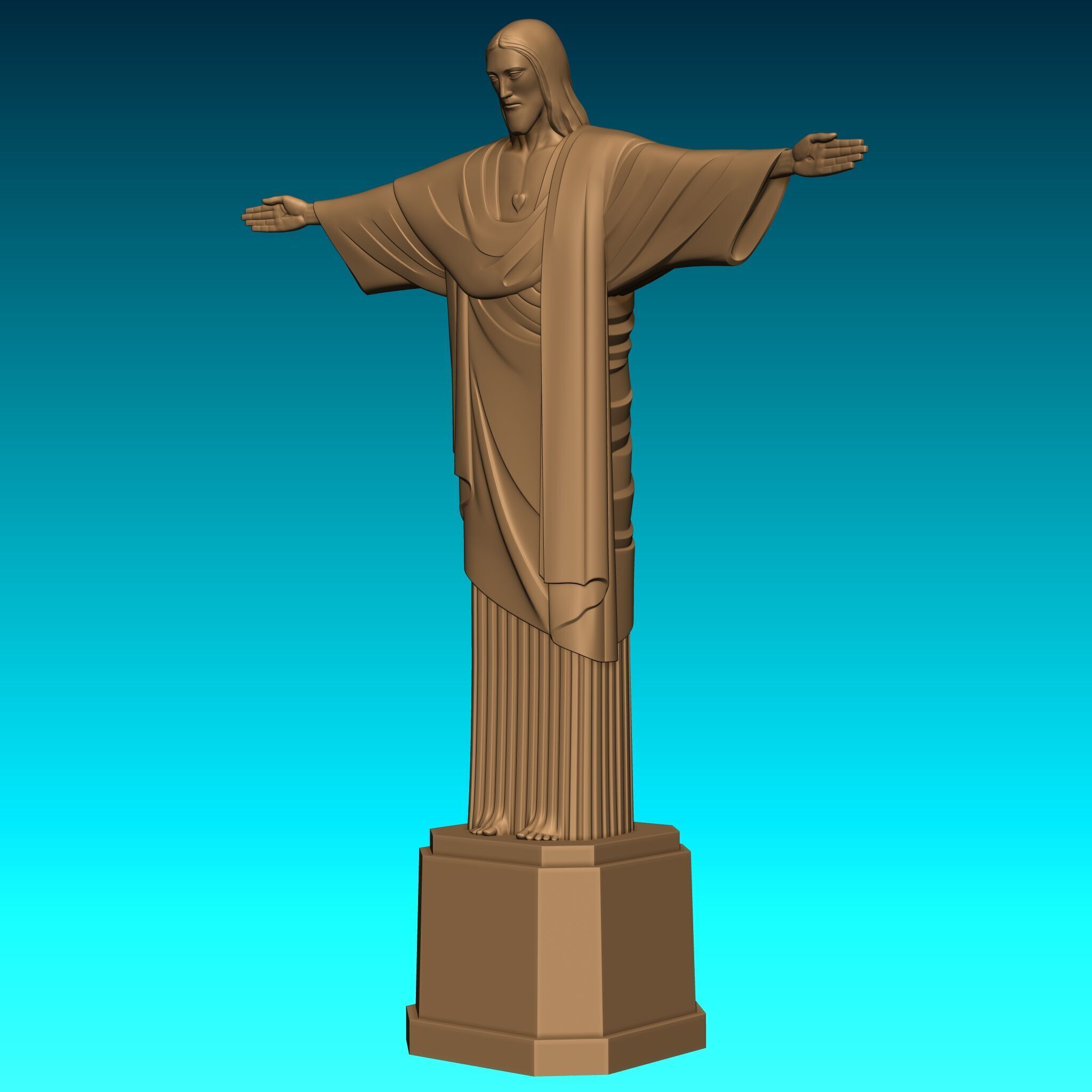 Cristo Redentor 3D print model_1