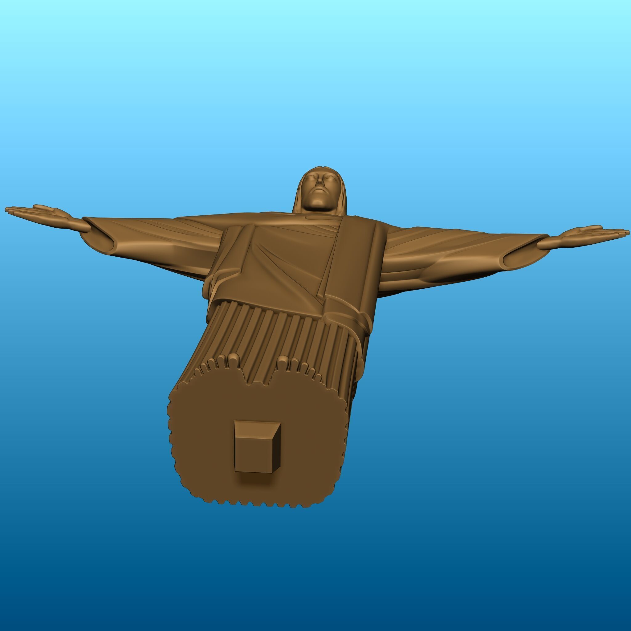 Cristo Redentor 3D print model_7