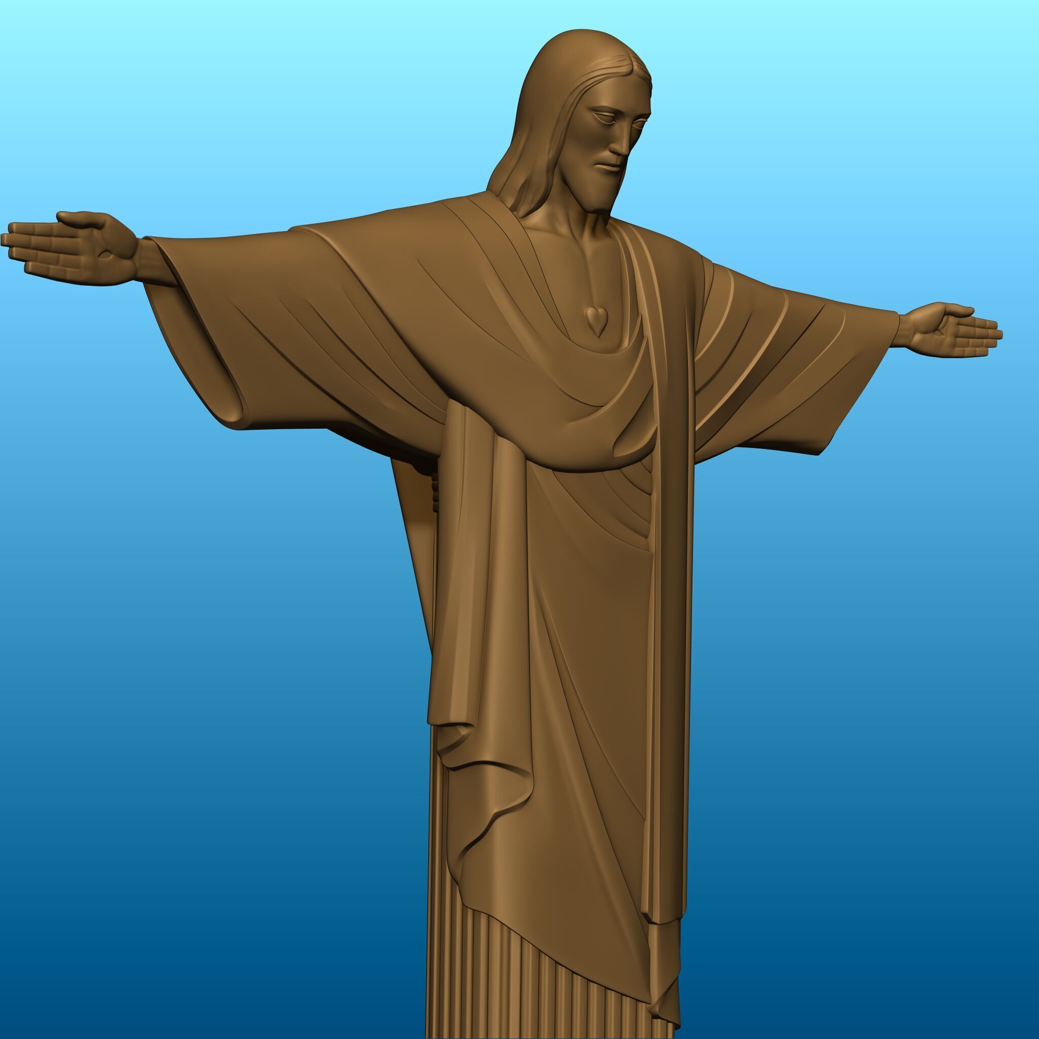 Cristo Redentor 3D print model_10