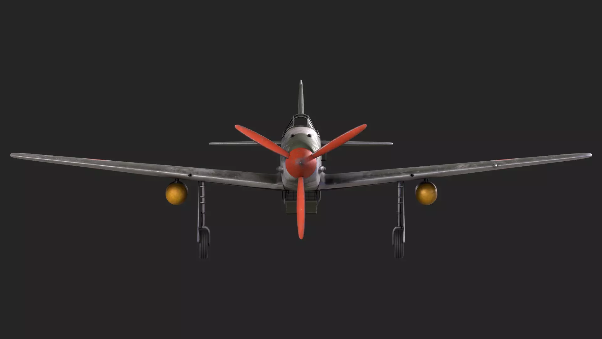 Kawasaki Ki-61-I 3D Model 3D model_0