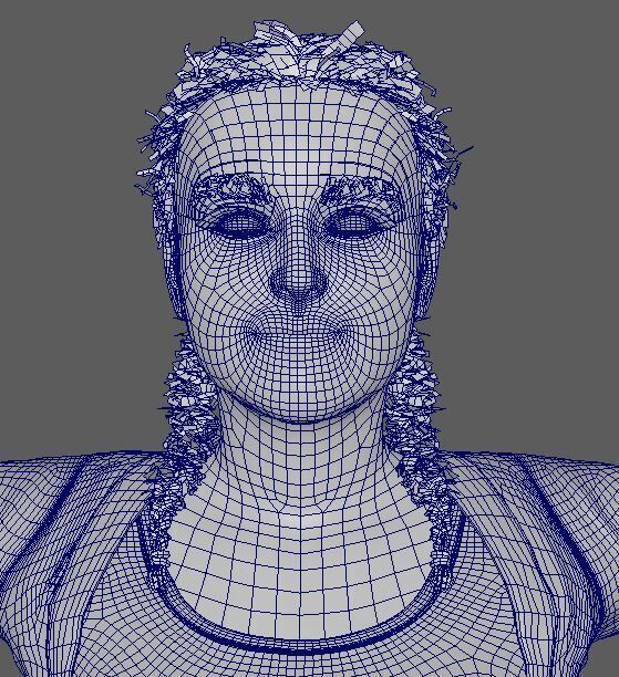 Bella Ramsey Character 3D Model Low-poly 3D model_15