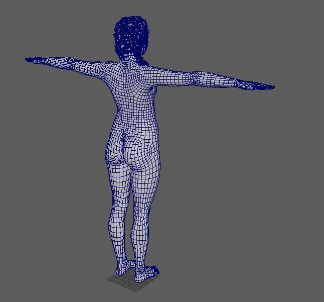 Bella Ramsey Character 3D Model Low-poly 3D model_20