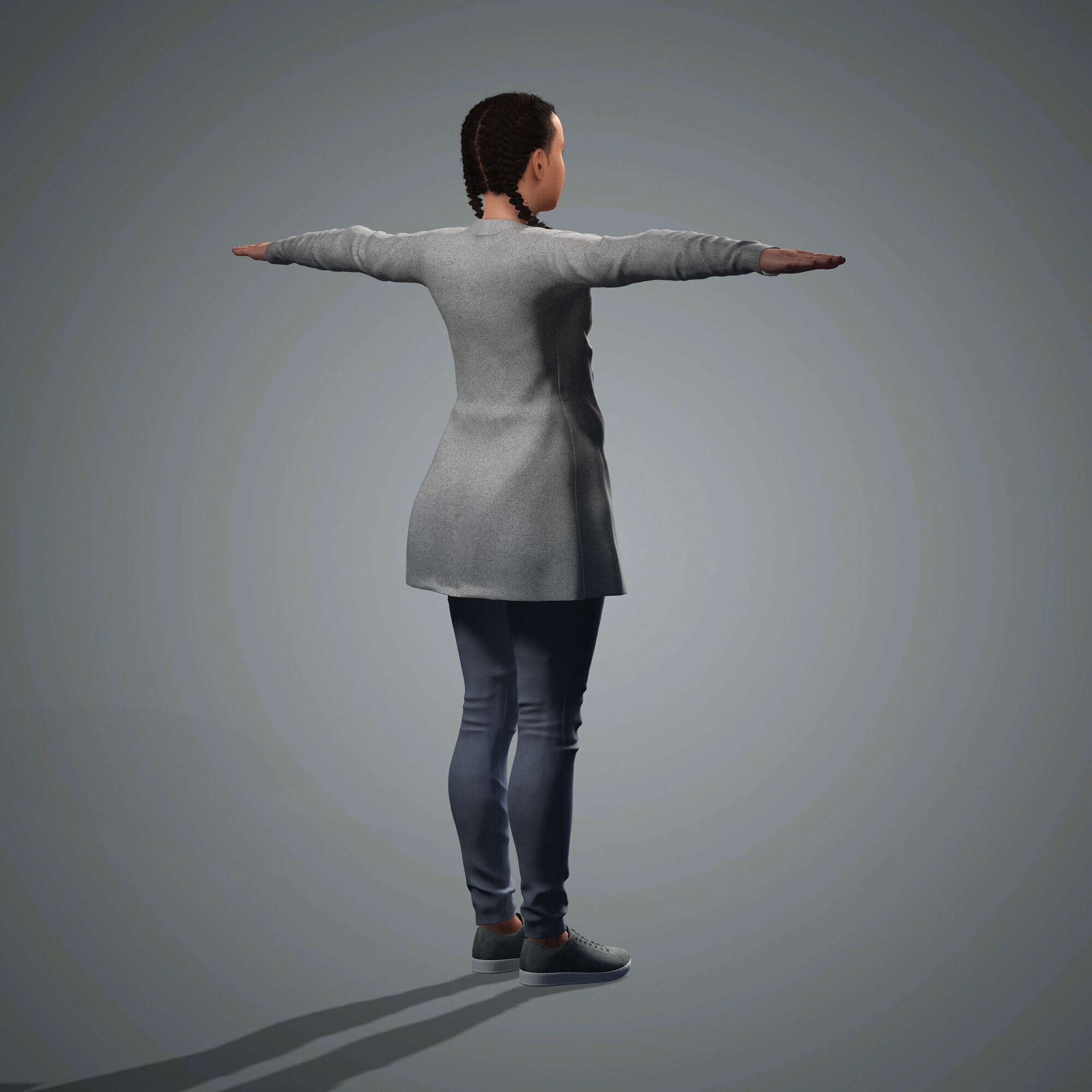 Bella Ramsey Character 3D Model Low-poly 3D model_10