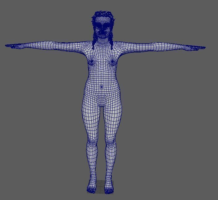 Bella Ramsey Character 3D Model Low-poly 3D model_18