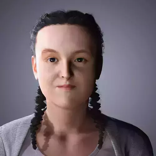 Bella Ramsey Character 3D Model Low-poly 3D model Bella Ramsey Character 3D Model Low-poly 3D model