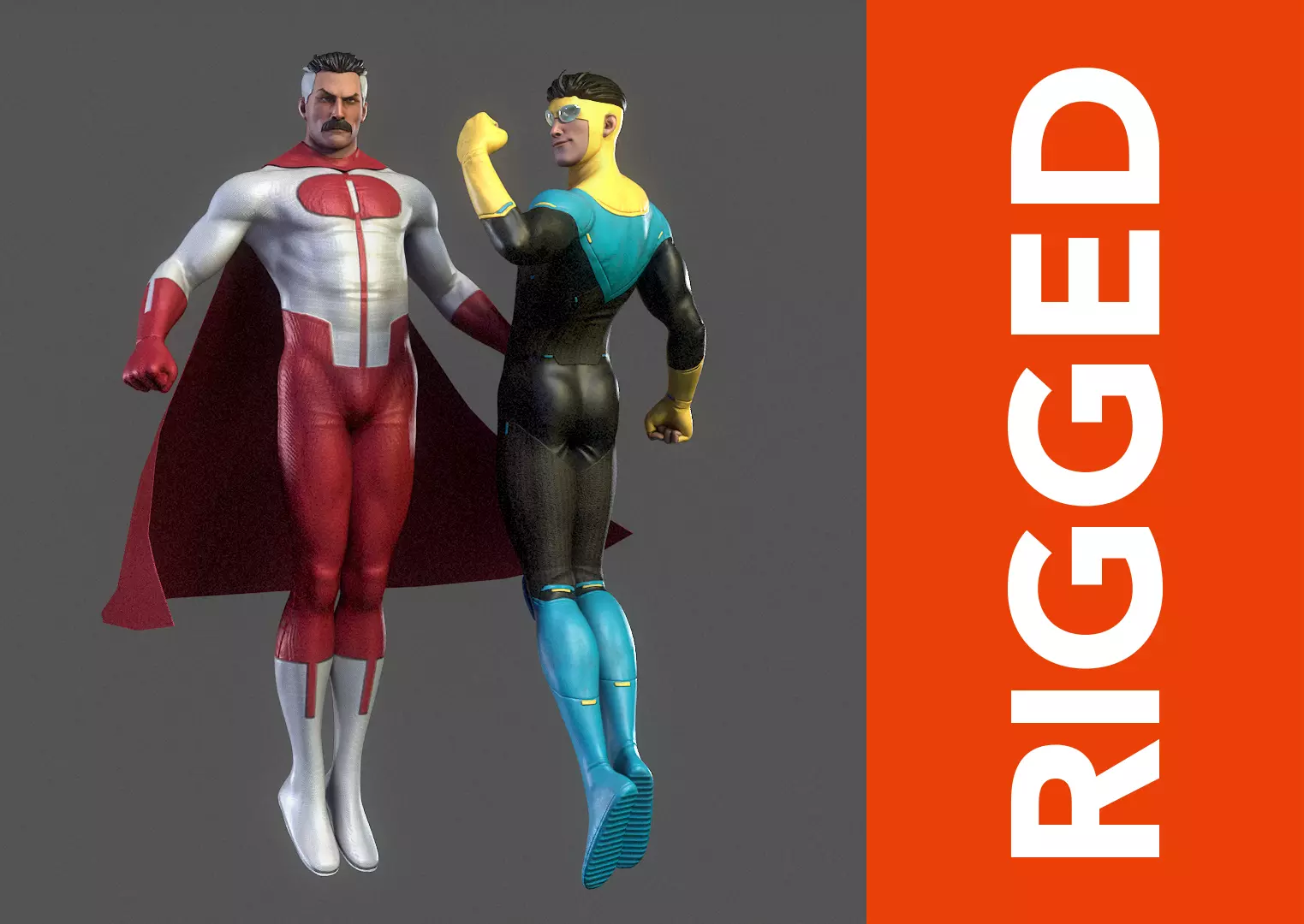 Father and Son 3D Model Collection_0